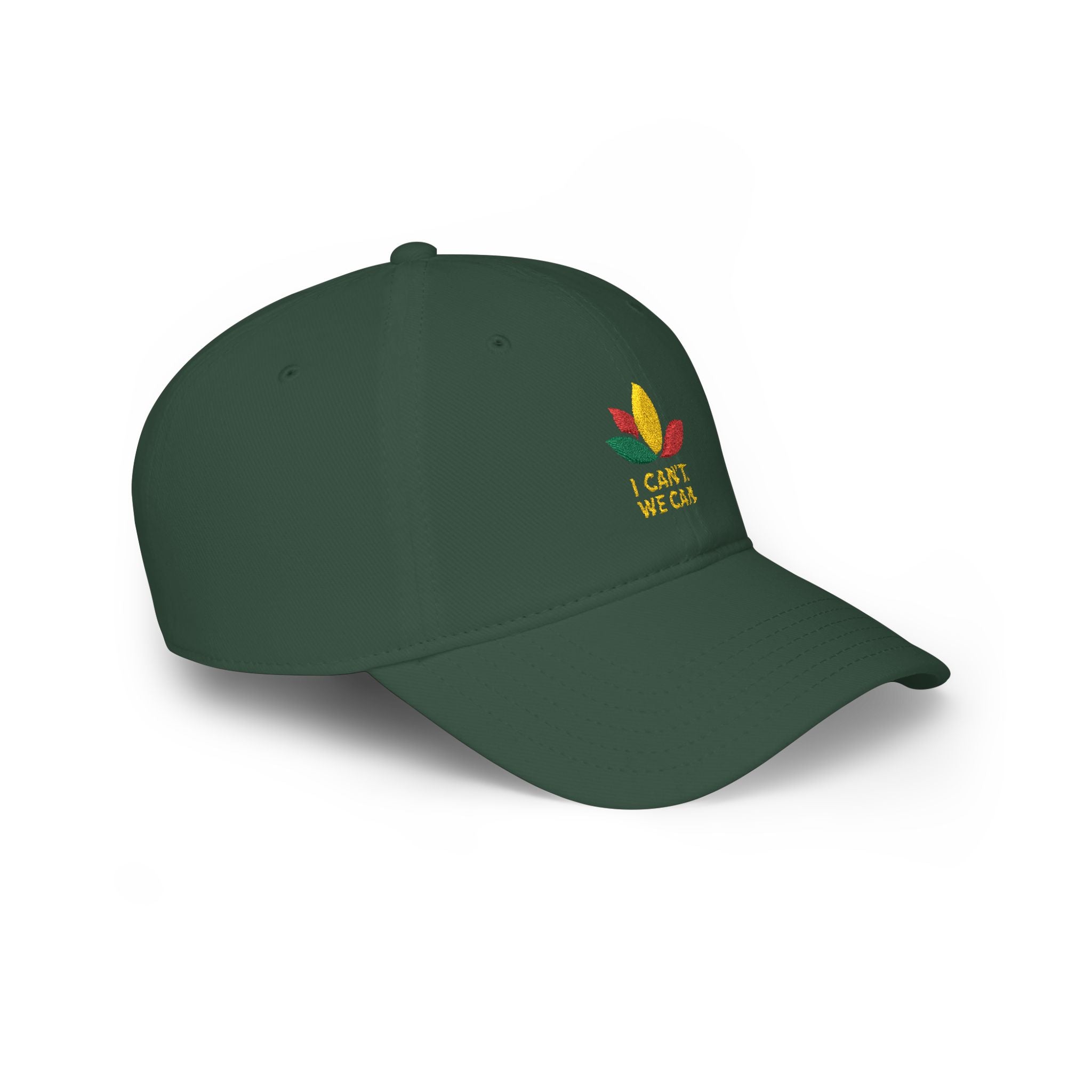 I Can't We Can - Red Low Profile Baseball Cap