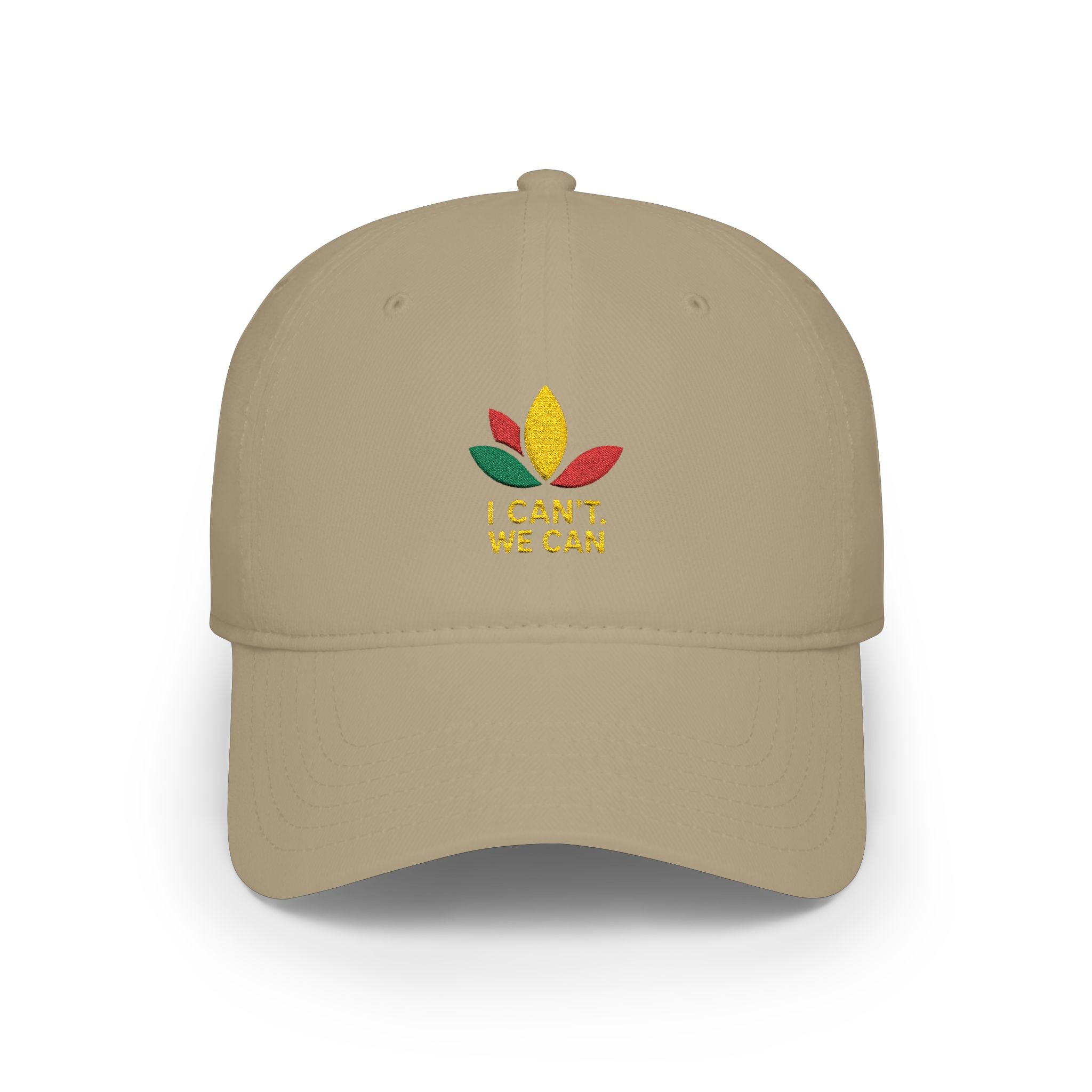 I Can't We Can - Red Low Profile Baseball Cap
