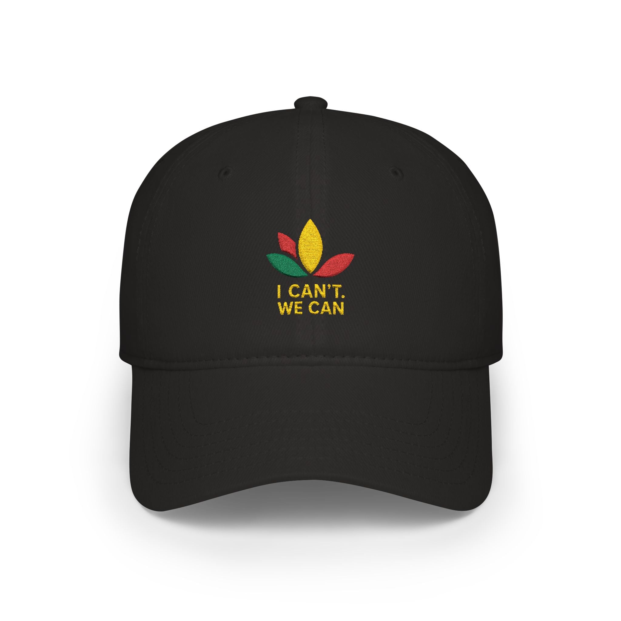 I Can't We Can - Red Low Profile Baseball Cap