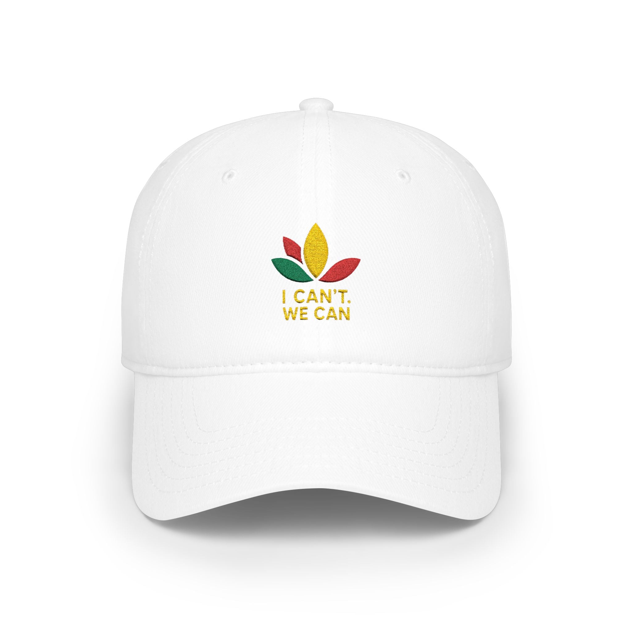 I Can't We Can - Red Low Profile Baseball Cap