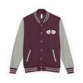 Letterman Jacket — Classic Black & White Varsity Jacket with Chest Emblem
