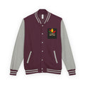 Letterman Jacket — Classic Black & White Varsity Jacket with Chest Emblem