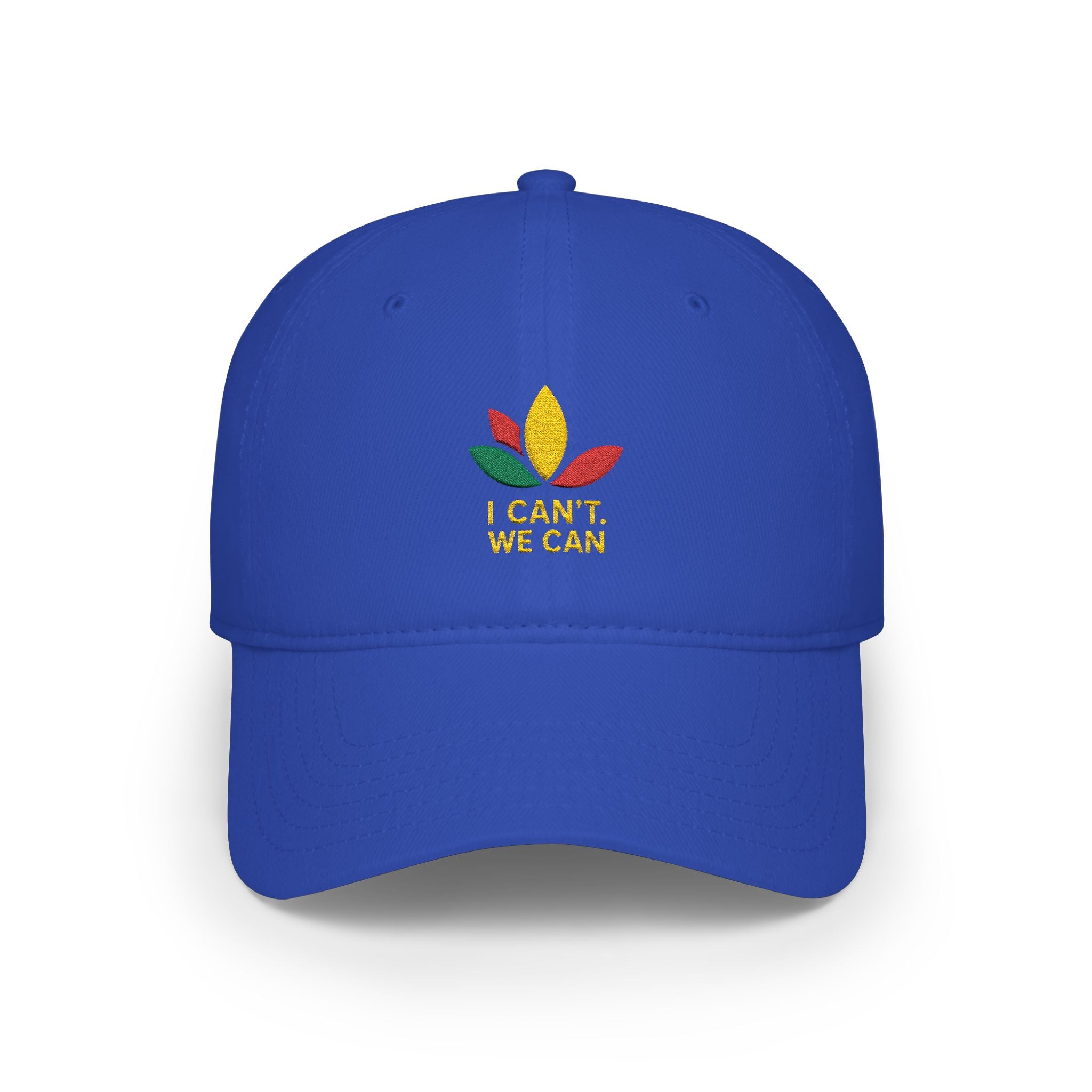 I Can't We Can - Red Low Profile Baseball Cap