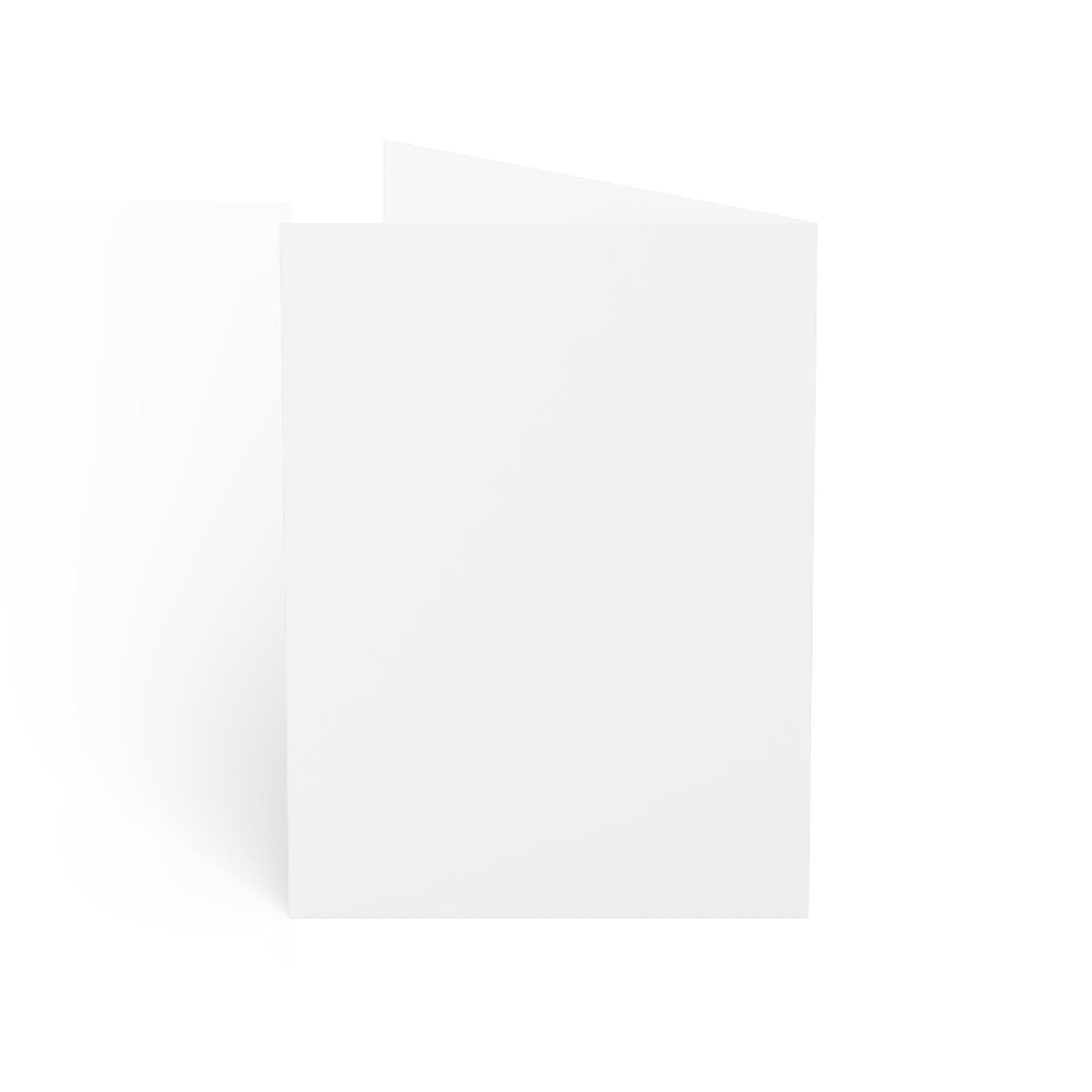 Yellow Geometric Diamond Greeting Card — Minimalist Blank Note Card (1/10/30/50 pcs)
